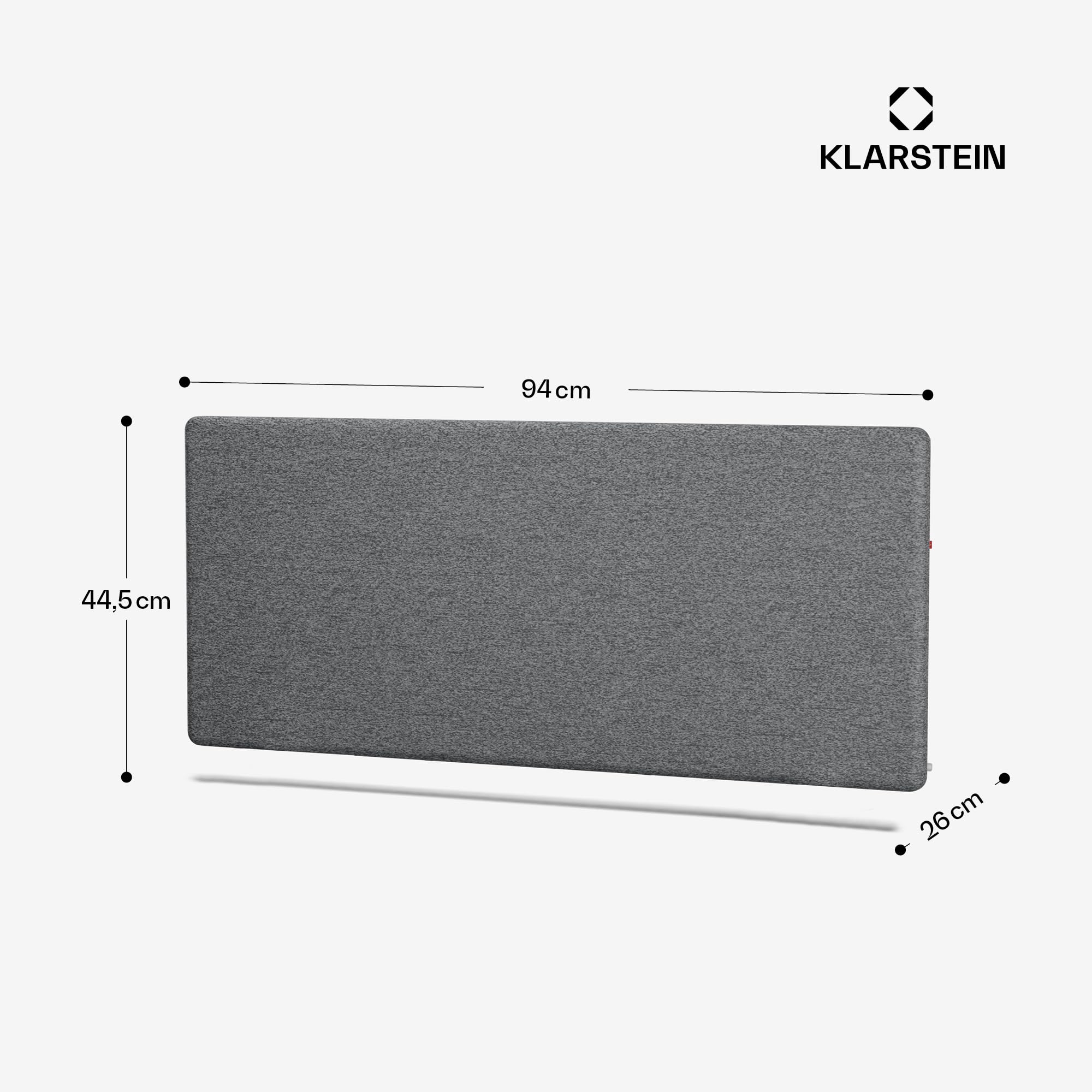 Blumfeldt ThermaTouch Convector Eléctrico - 2000W, Termostato Electrónico, Temporizador 24h, Protección IP24, Montaje en Pared o Independiente, Calefactor Convector para 20 m², Gris