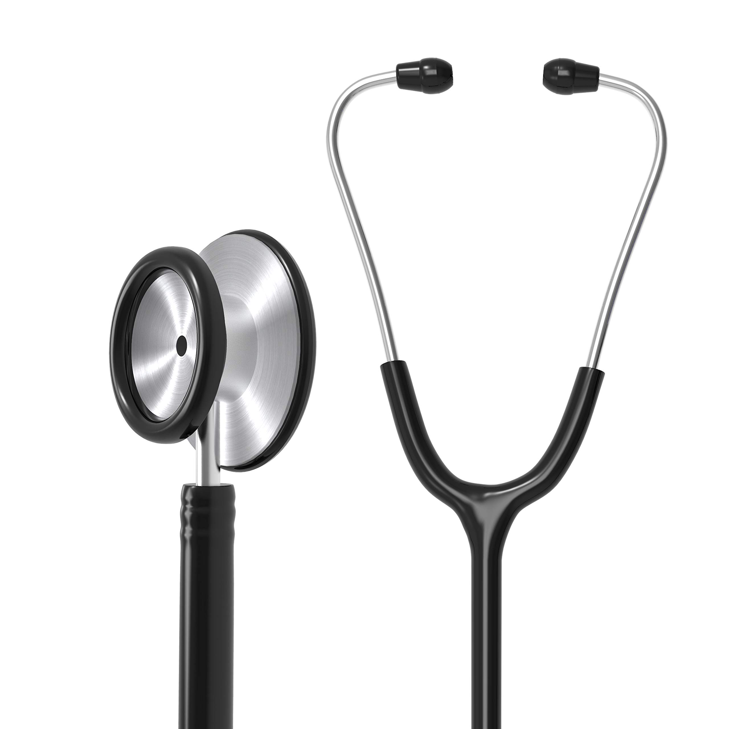MCP Cardiology Stethoscope for Doctors, Nurses, Medical Students (Black)