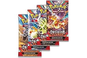 Pokemon Obsidian Flame Booster Pack Lot x4