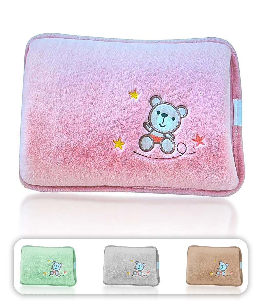 Electric water bag, Hot Water Bag for Cramps, Neck, Shoulders Pain Relief, heating bag for Hot Therapy and Feet Warmer (Electric Water Bag)