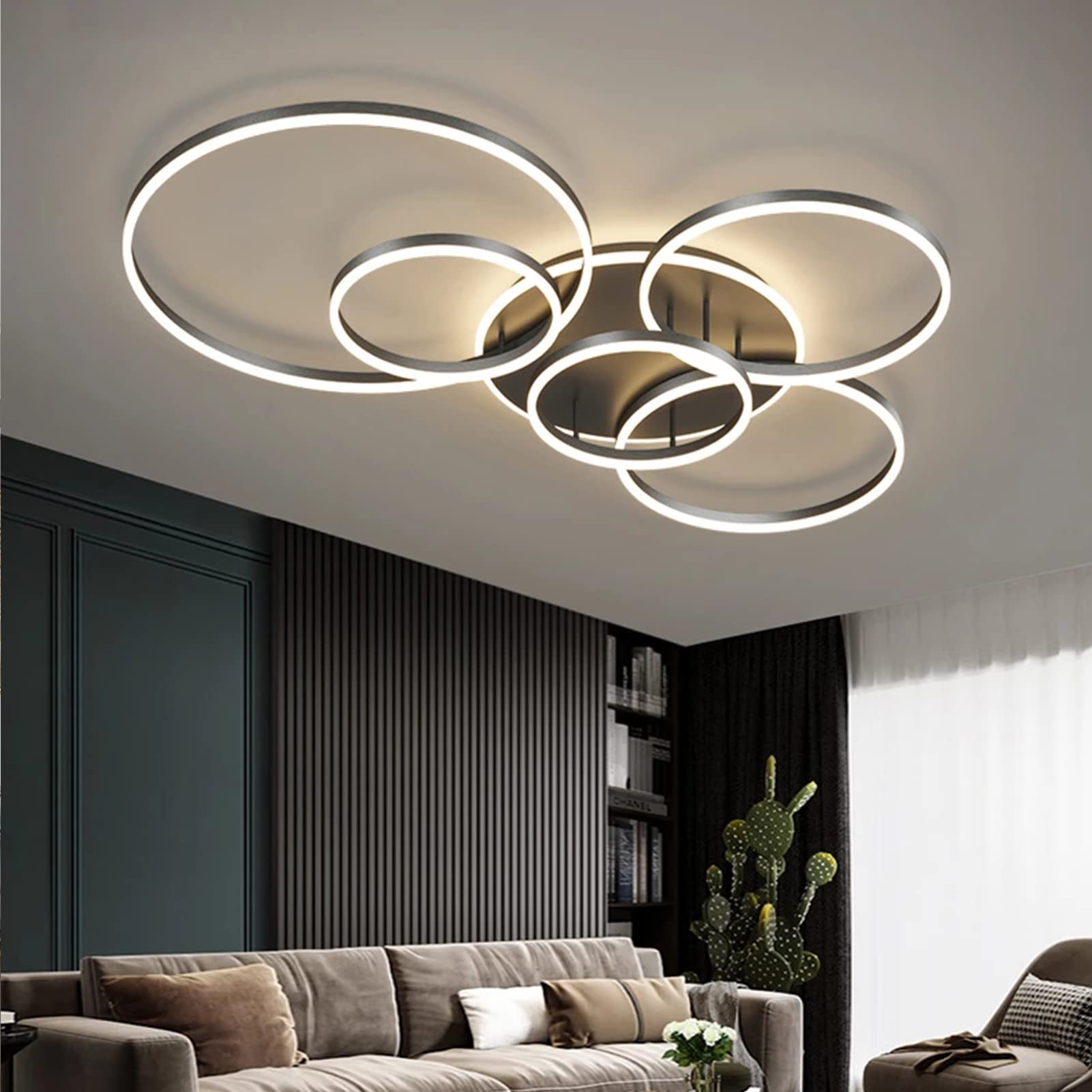 Éclairage à LED moderne pour balcon et plafonnier à intensité variable - 8