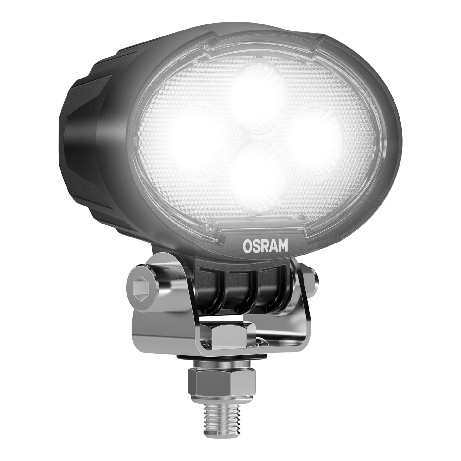 OSRAM LEDriving Oval WL VX100-WD, fari da lavoro a LED OFF ROAD, 1500 lumen, fascio luminoso fino a 50 m, 12V/24V