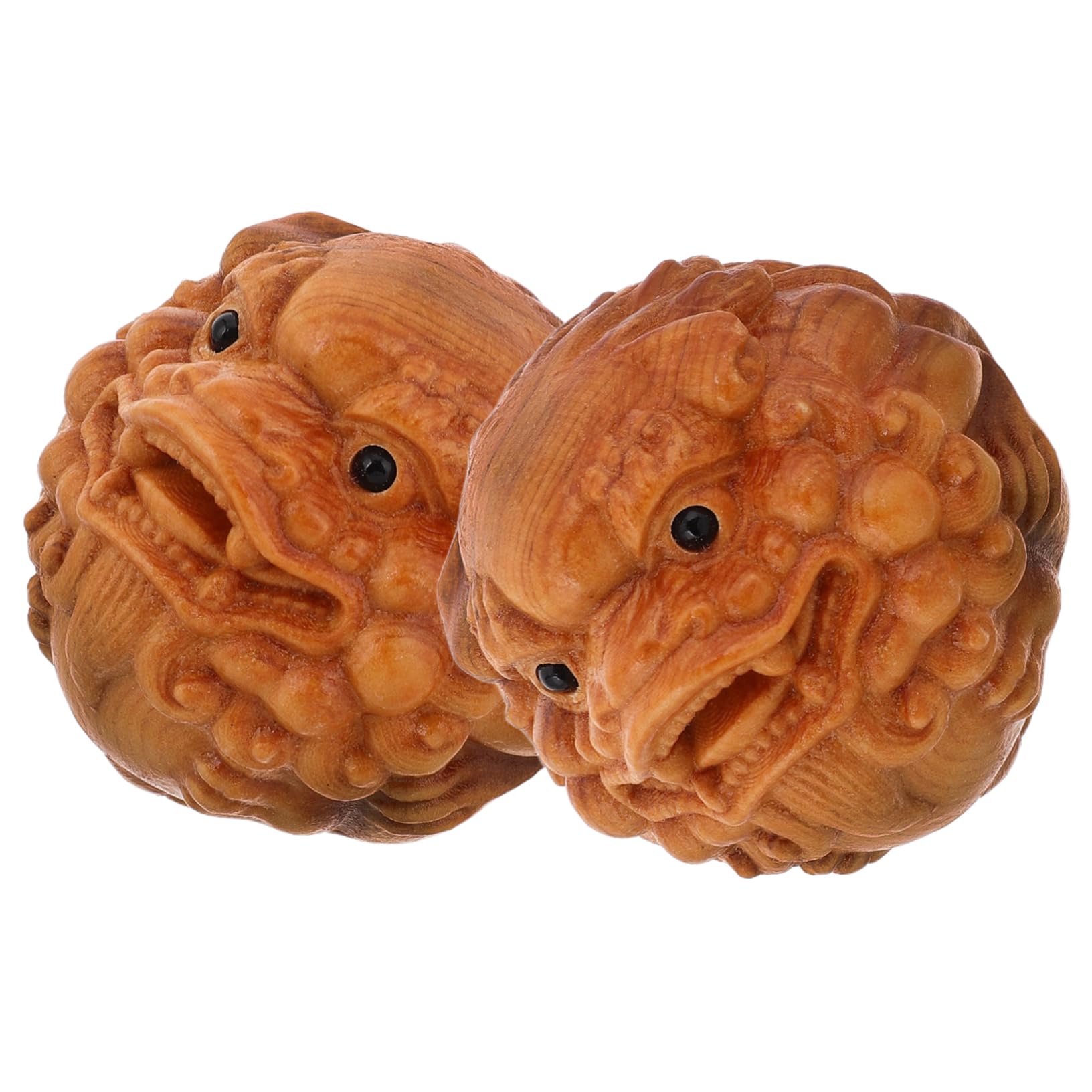 Mikikit Hand Therapy Ball Set 2 Pcs Wooden Hand Massager Palm Massager Ball Trigger