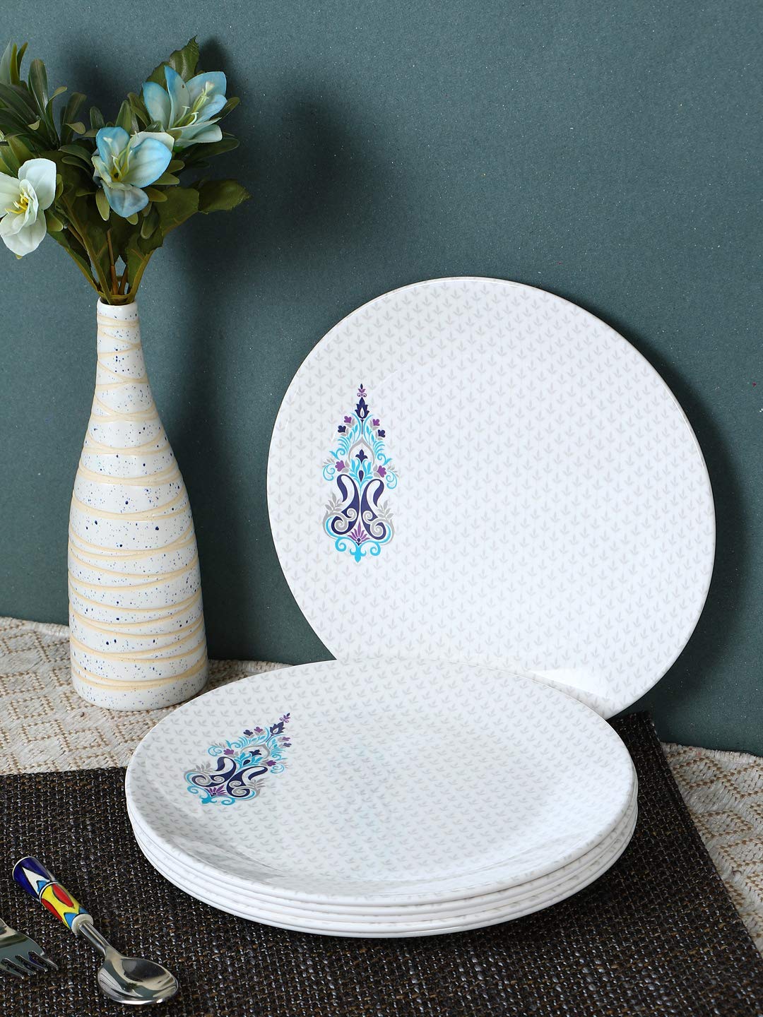 Servewell 6 pc Urmi Side Plate Set - Buds