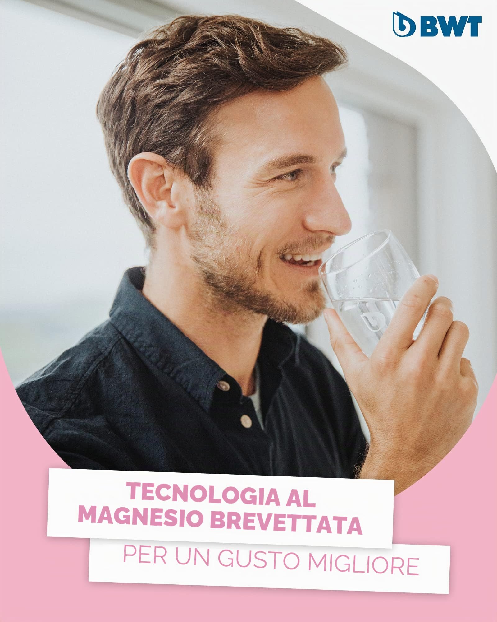 BWT Filtro acqua AQA drink M300 | Candela filtrante con magnesio | Filtro acqua potabile | Filtra cloro, piombo e rame