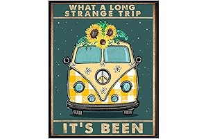 Captivating Hippie Chic Decor: Sunflower Wall Art and Positive Vibes