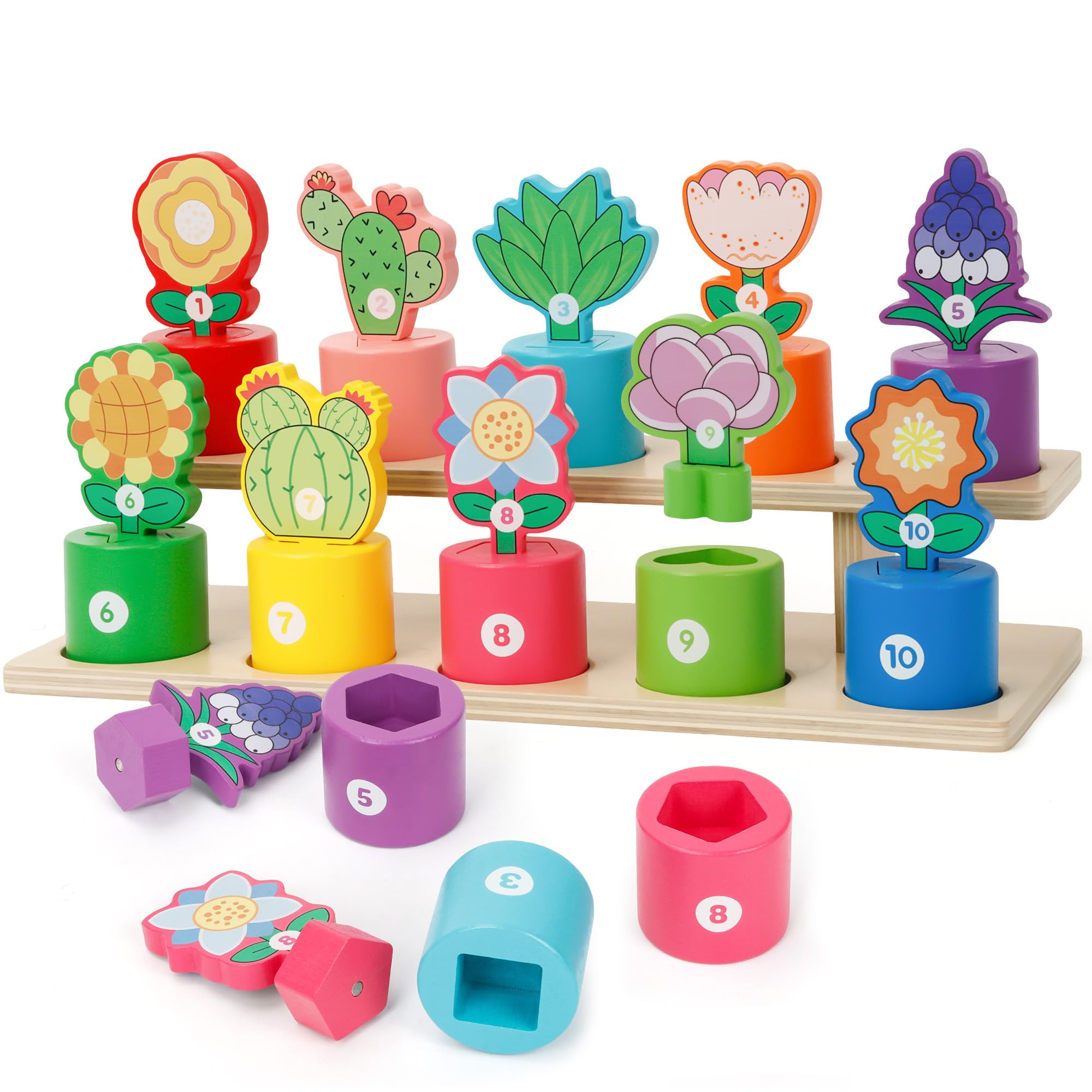 Montessori Toddler Learning Toy Gift for 1 2 3 Year Old, Outdoor Toy