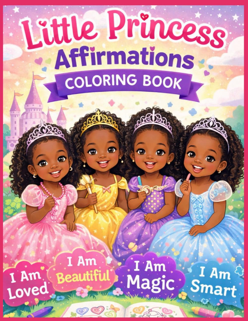 Little Princess Affirmations Coloring Book