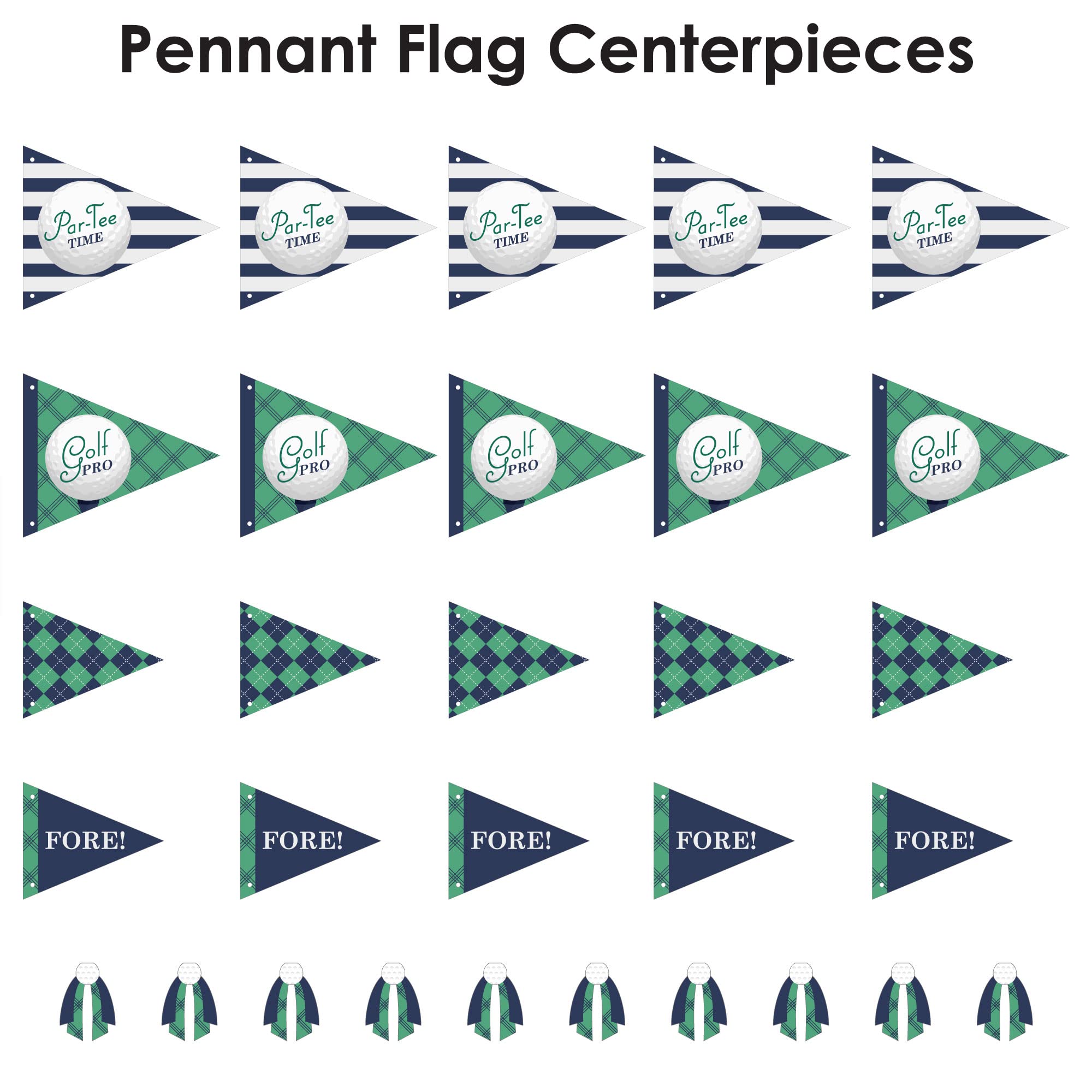amazon-com-big-dot-of-happiness-par-tee-time-golf-triangle-birthday-or-retirement-party-photo-props-pennant-flag-centerpieces-set-of-20-home-kitchen