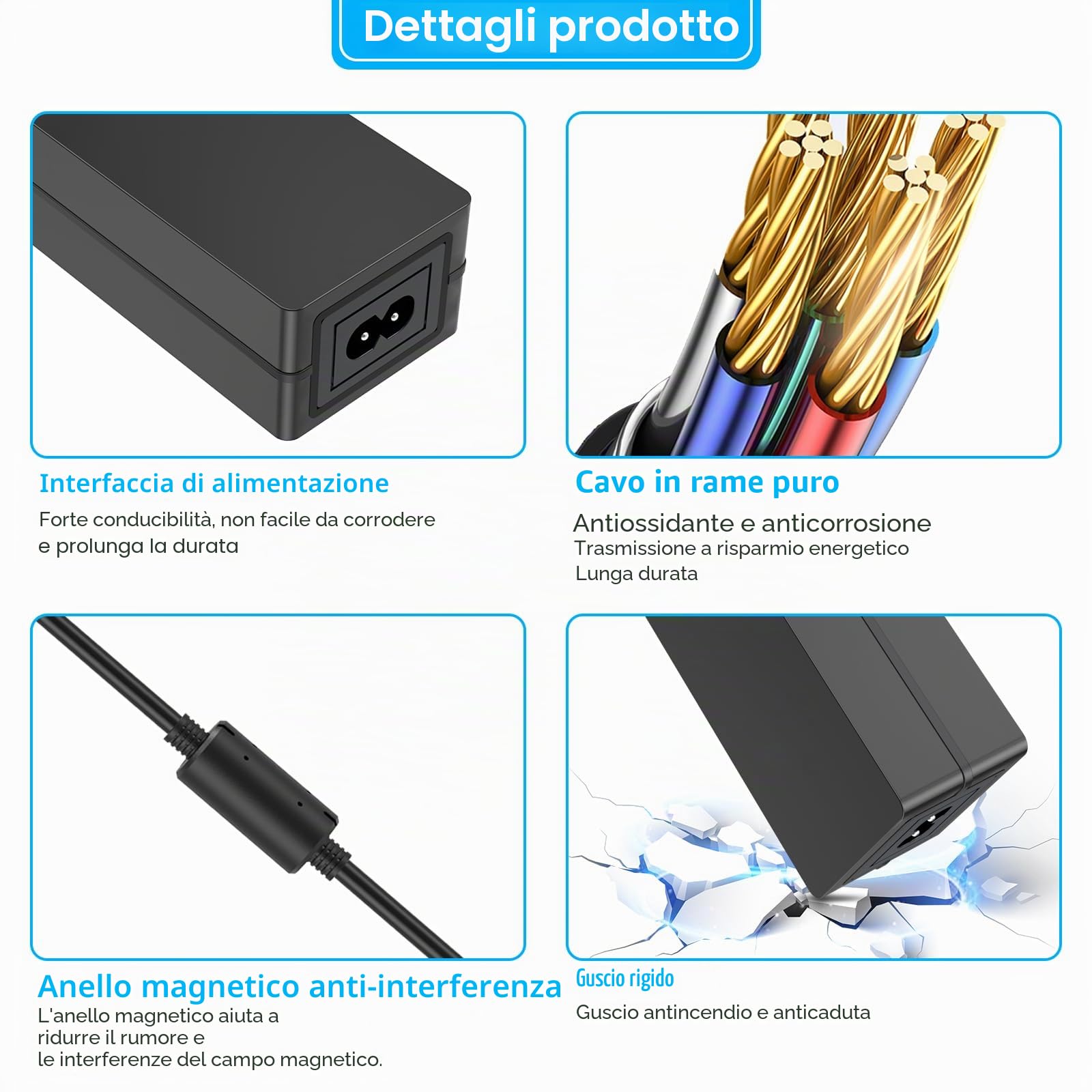 NP-FZ100 - Adattatore di alimentazione a batteria fittizio per Sony FX3/A7S III/A7 IV/A7R V/A1/A9 II/FX30/A6700/ZV-E1/ZV-E10 II - Alimentatore di rete continua per studio live streaming e scatti a