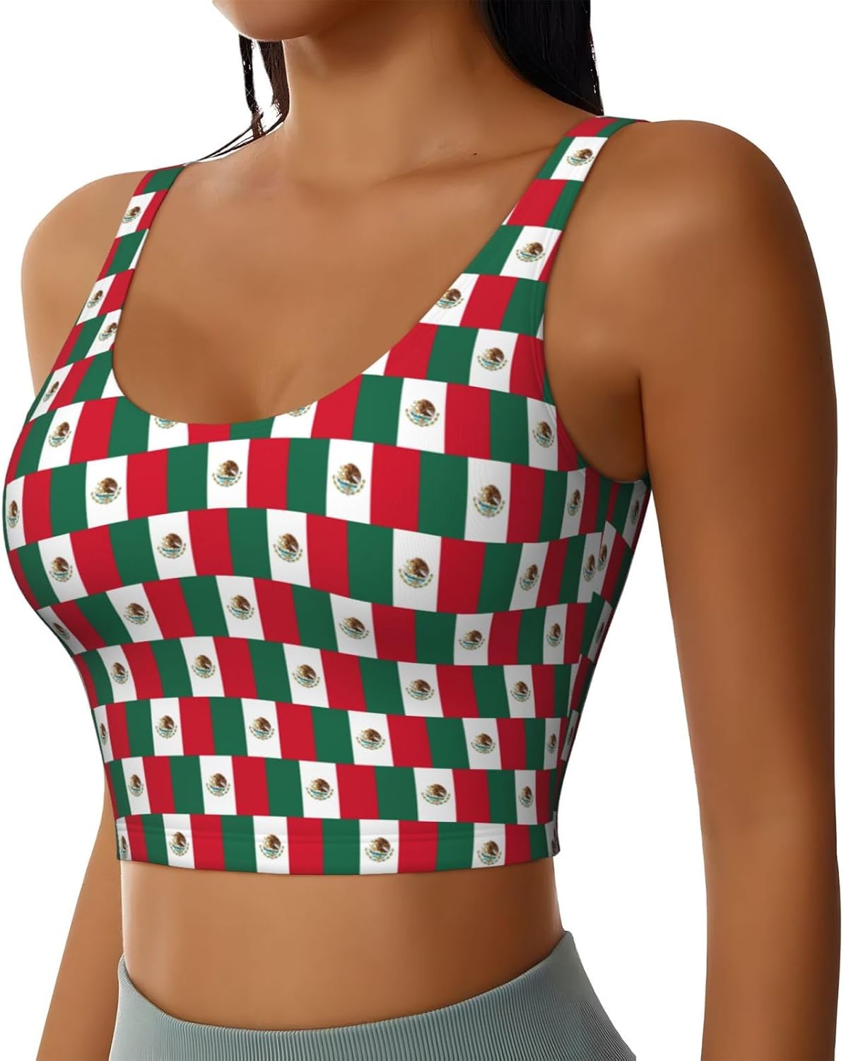 PPHGUT Débardeurs D'été Pour Femme Avec Imprimé Drapeau Américain De L