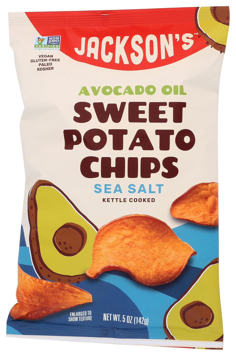 Jacksons Chips Sweet Potato Chips Avocado Oil Sea Salt