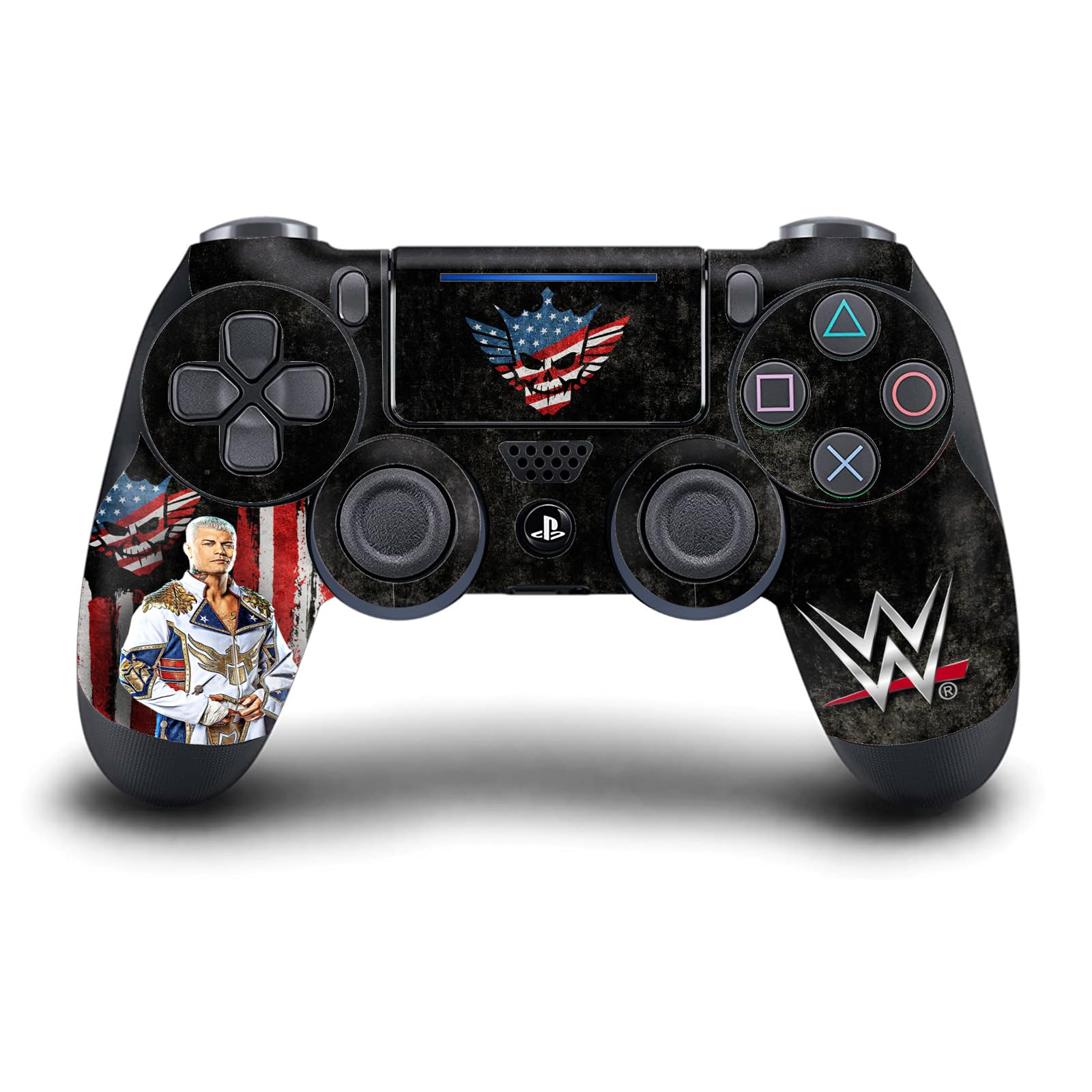 Head Case Designs Officially Licensed WWE American Nightmare Portrait Cody Rhodes Vinyl Sticker Gaming Skin Decal Cover Compatible With Sony PlayStation 4 PS4 DualShock 4 Controller