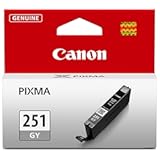 CLI-251 Genuine Gray Ink Tank&comma; Compatible with MG6320&comma; MG7120&comma; iP8720&comma; and MG7520 Printers