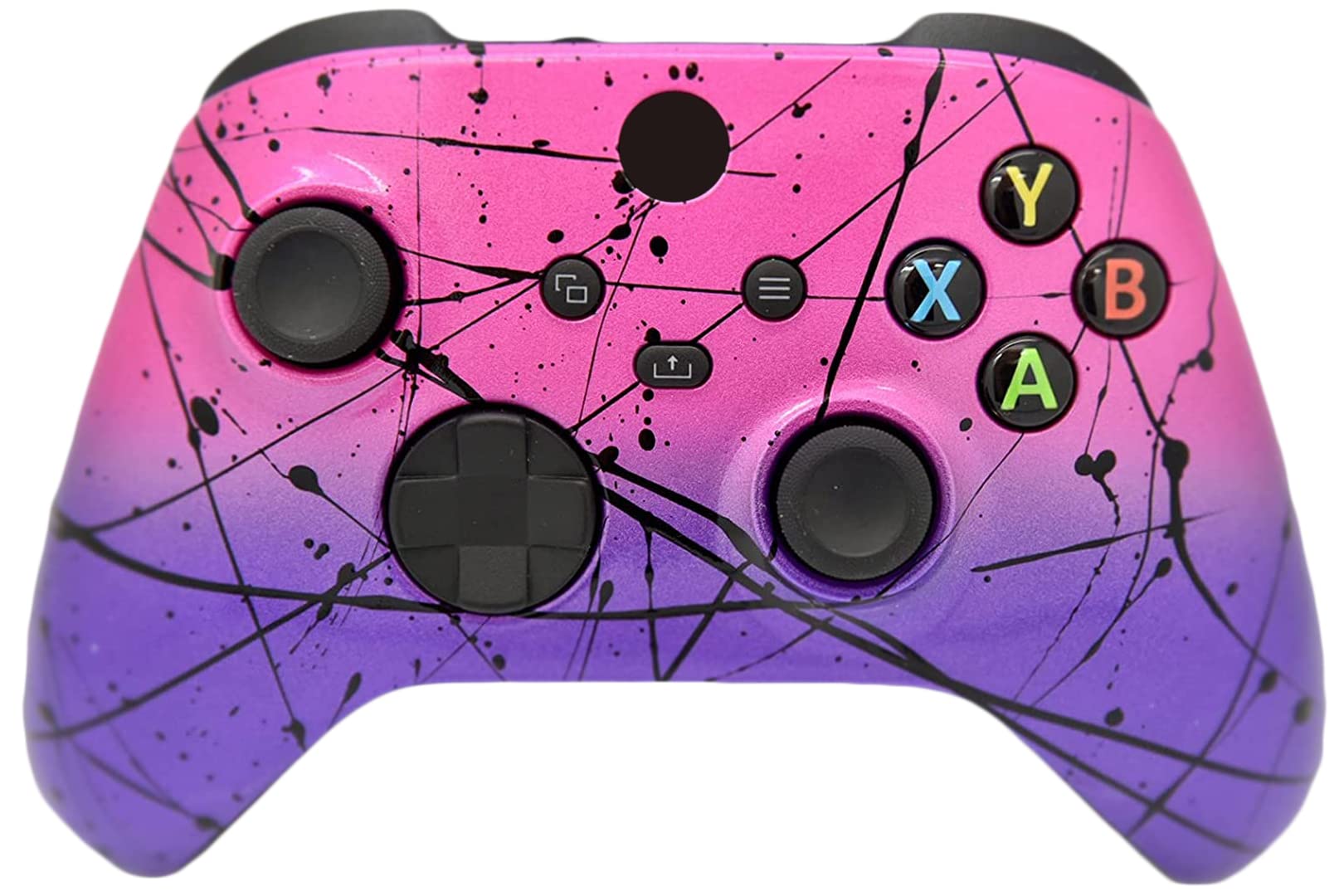 Canadian Flag W/Red Chrome Inserts Wireless Custom Xbox Series X/S