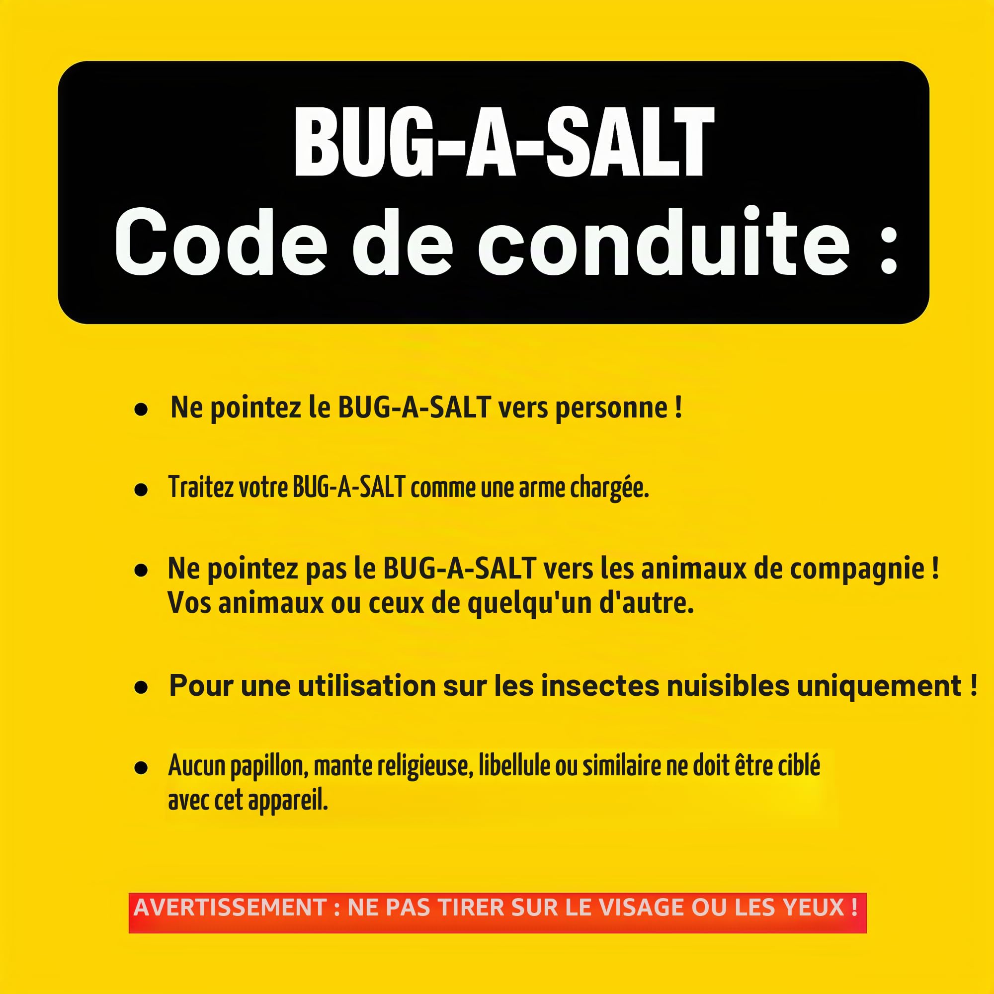 Bug-A-Salt Jaune 3.0