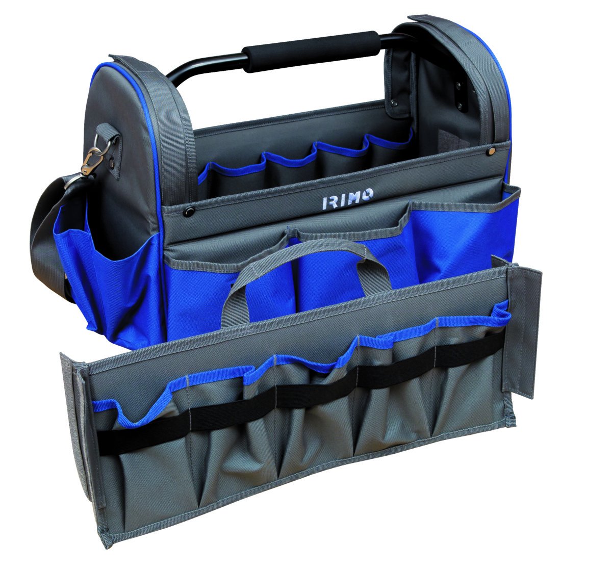 Bolsa abierta 19"- base rígida con panel desplegable