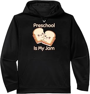 Preschool Is My Jam Cute Student Peanut Butter and Jelly Performance Hoodie