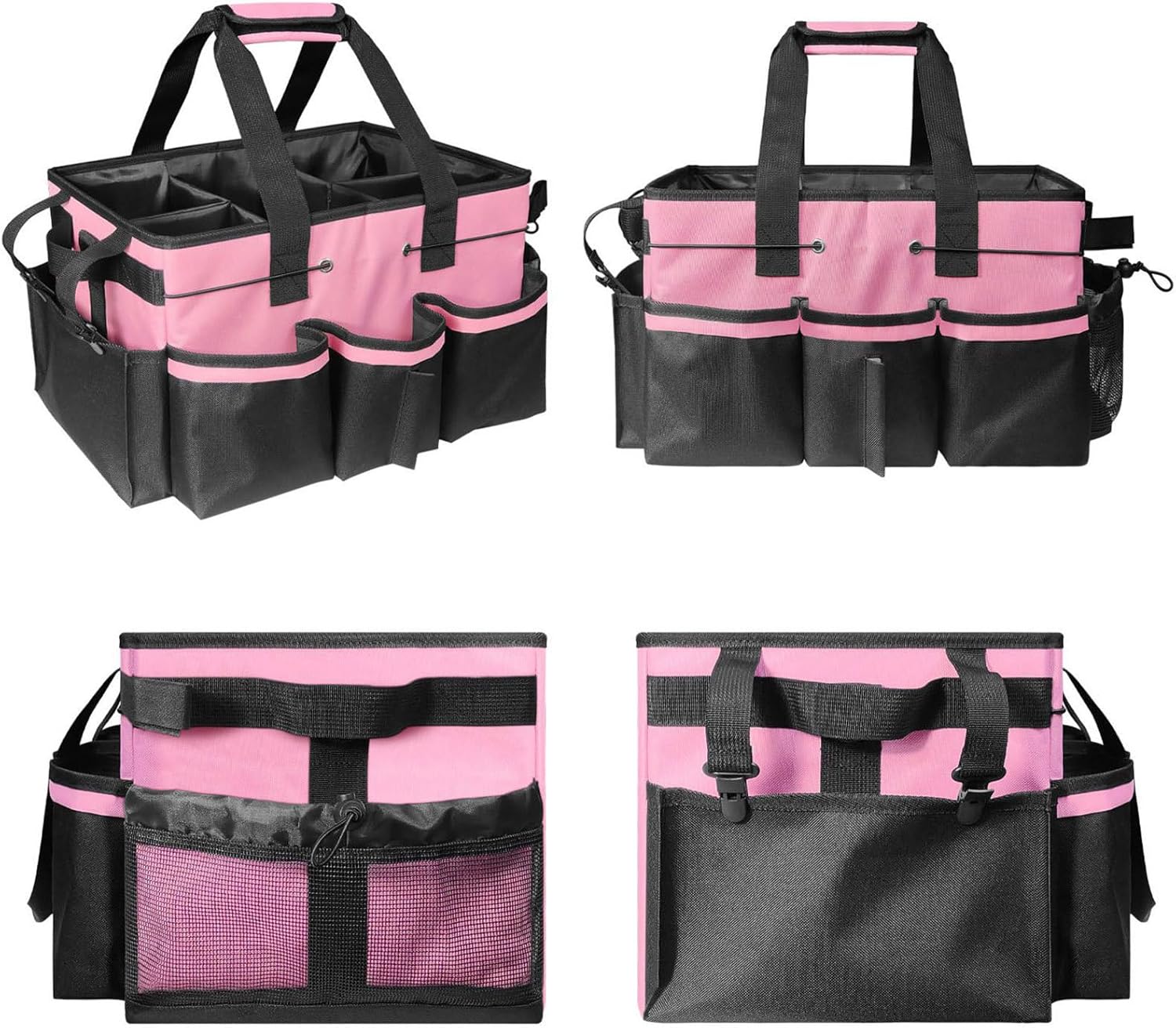 クリーニングバッグ | クリーナー オーガナイザー 取っ手 付き,ツール 整理 可携帯 トート キャンプ バスルーム 寮 車 キッチ