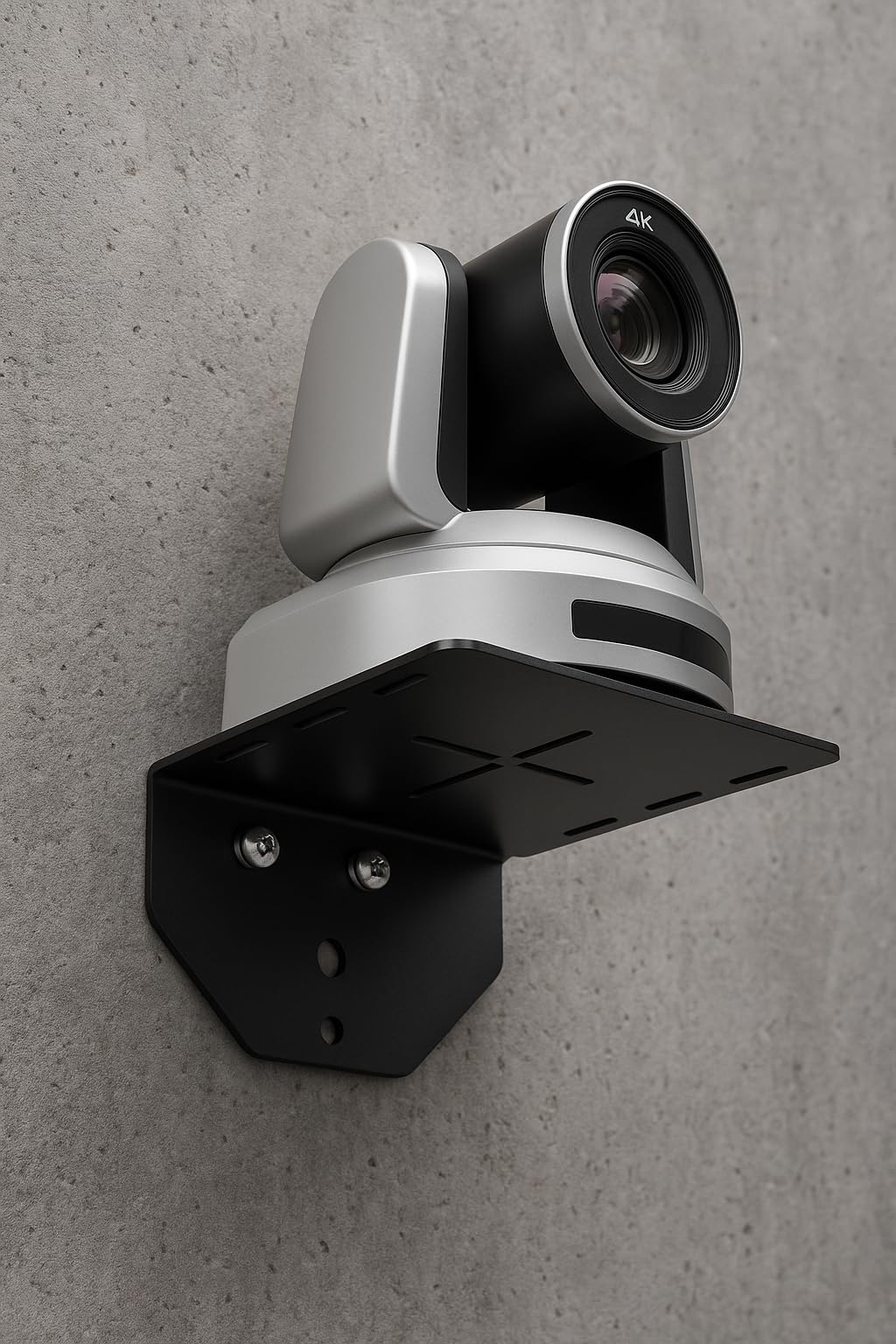 RO&CO MULTIBRACKETS - Bandeja de Pared para cámaras de vigilancia o Webcam. Color Negro.