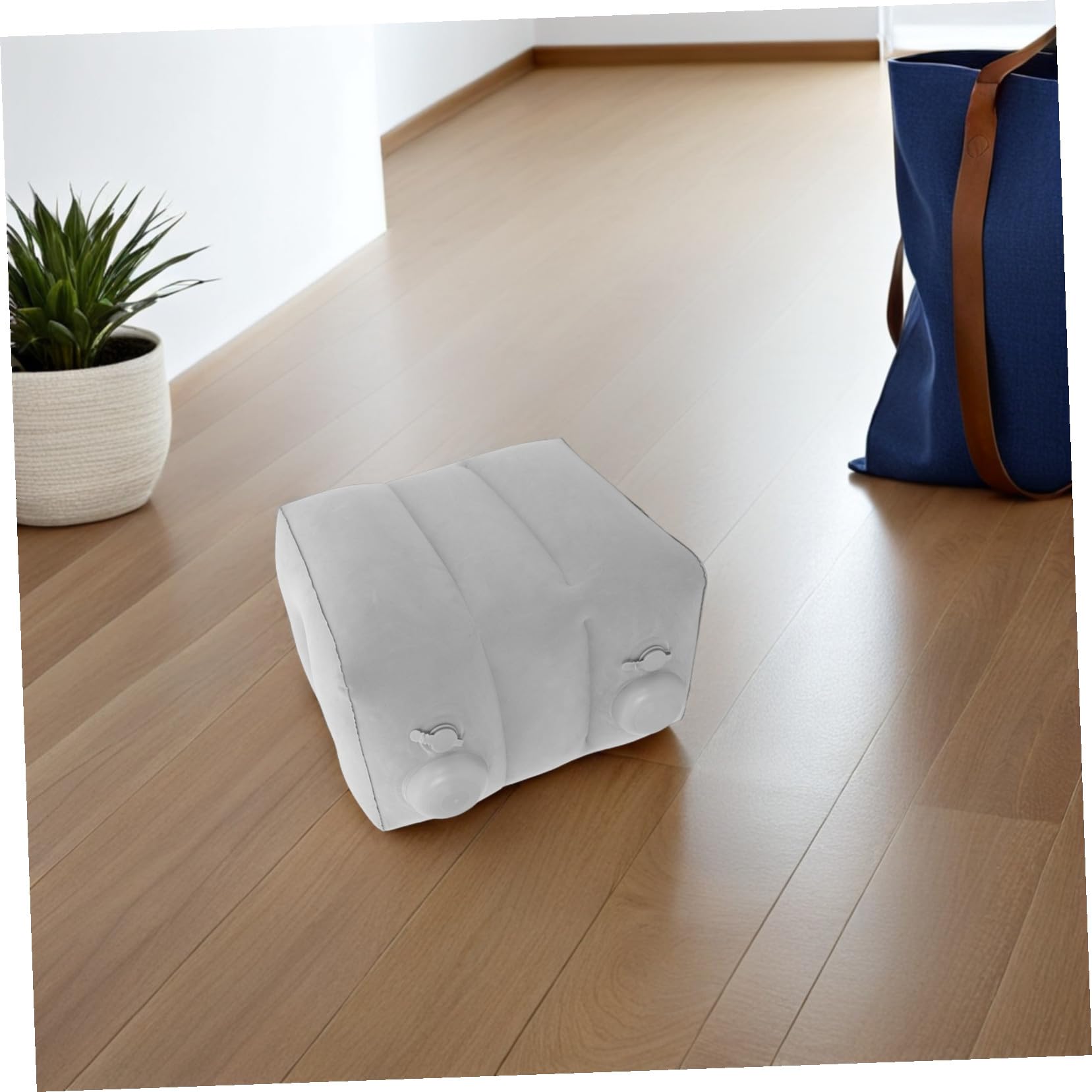 Gadpiparty Reposapiés Inflable Reposapiés De Avión Light Grey