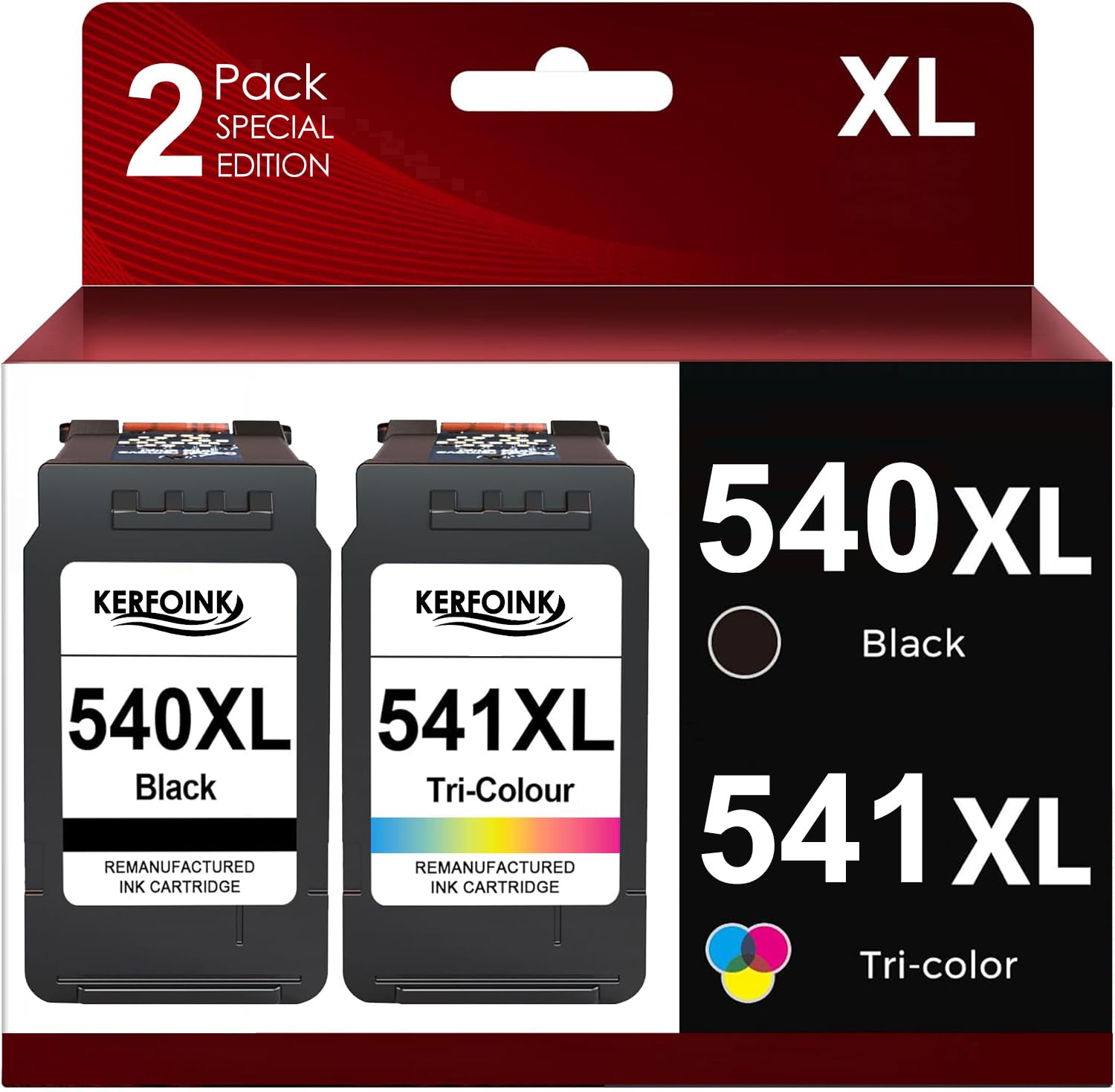 540XL 541XL Druckerpatronen für Canon 540 541 XL Kompatibel