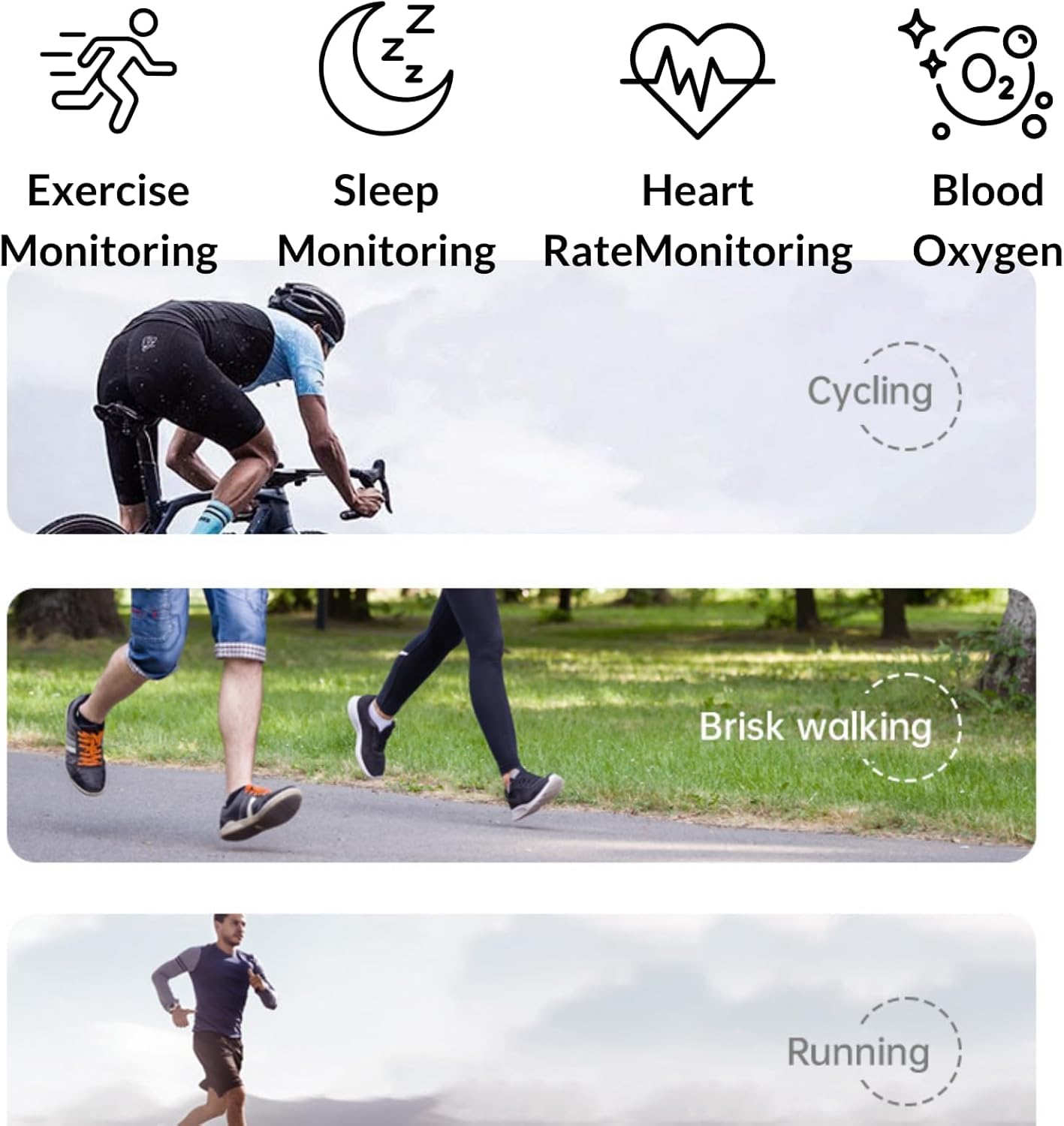 Smart Rings for Women and Men Ultra Thin 6.0mm Fitness Tracker | Heart Rate Sleep Blood Oxygen Steps and Cycle Monitoring | No Subscription Required