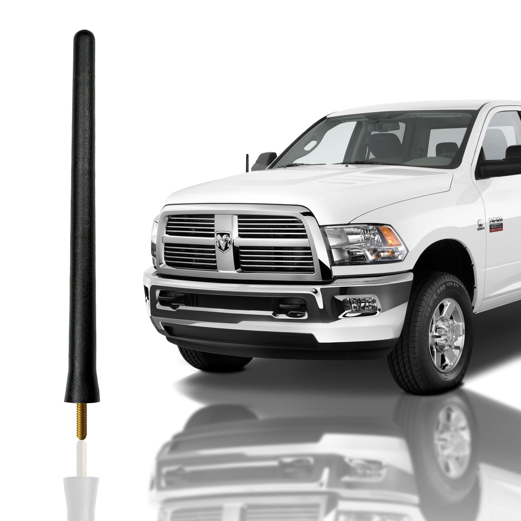 Trunknets Inc6 3/4″ Antenna MAST for Dodge RAM 1500 2009 2010 2011 2012 2013 2014 2015 2016 2017 2018 2019 New