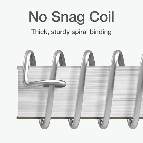 Miniatura 5 de Oxford - Cuaderno de espiral de 24 unidades de 8 colores pastel, 1 materia, rayas anchas, cuadernos para la escuela - 8 x 10.5 pulgadas - 70 hojas