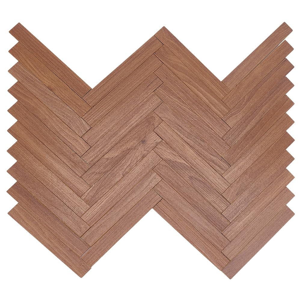 Planches de sol pour maison de poupée en bois marron aux finitions précises x40