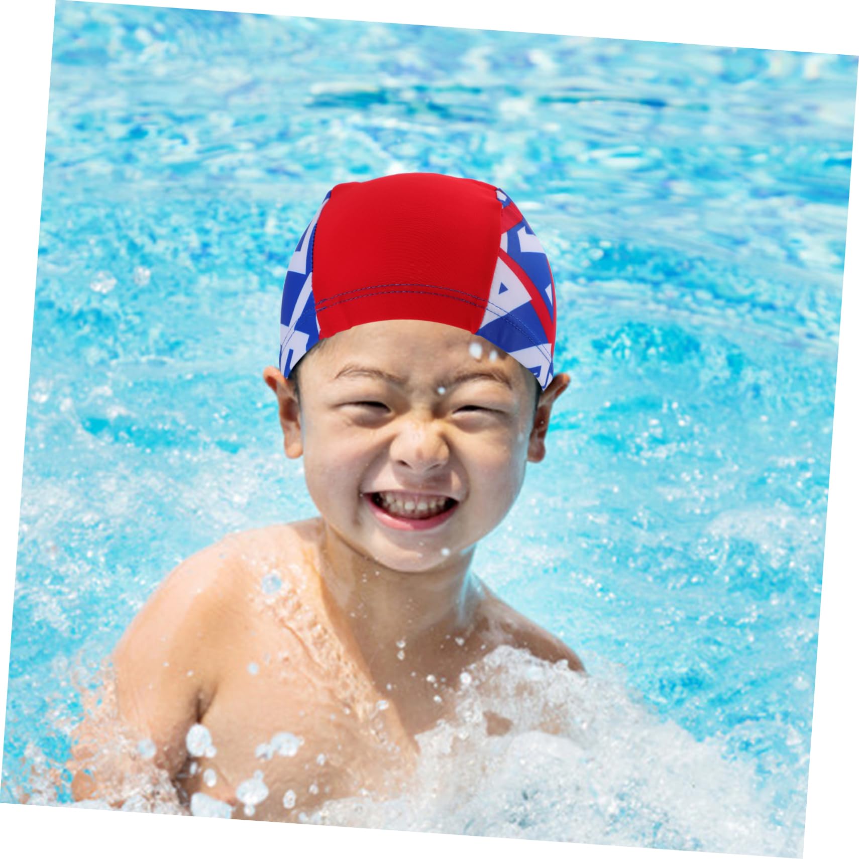 BESPORTBLE 10 Piezas De Silicona Para Niños Estilo Aleatorio Cabello Niña Protección Para Dama Diversión Agua Gorros Para Damas Gorro Estampado Para Bebé Gorros De Natación Oreja