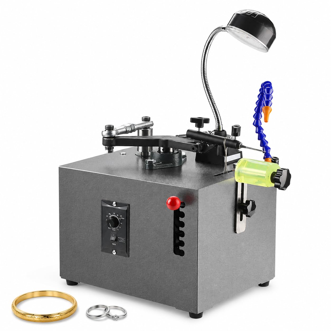 Machine de polissage de bijoux de bureau, 0-450 tr/min, cinq niveaux