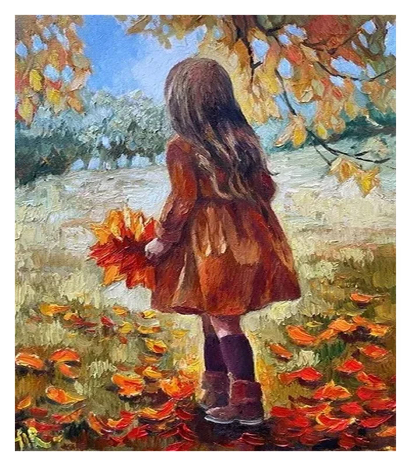 Art mural moderne d'exception avec des imprimés de fleurs et de filles de printemps.
