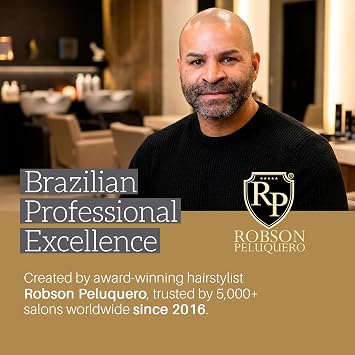 Robson Peluquero Extreme Treatment Mask 1L | Professional Pre-Chemical Acidifying Mask pH 2.8 for Damaged & Elastic Hair | Keratin, Shea Butter & Ceramides | Restores Elasticity & Strength 33.8 Fl Oz