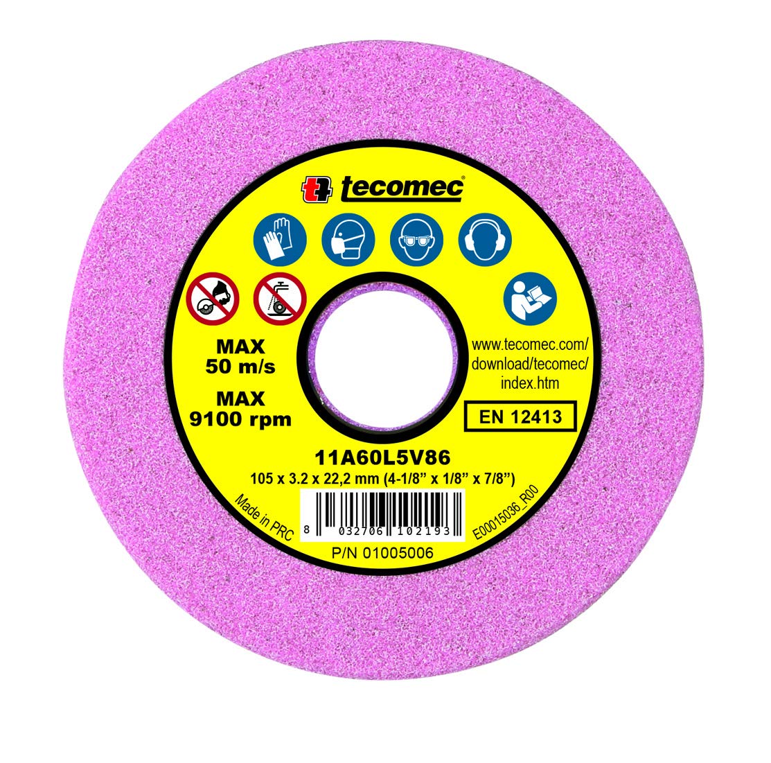 Tecomec OEM Grinding Wheel 1/8