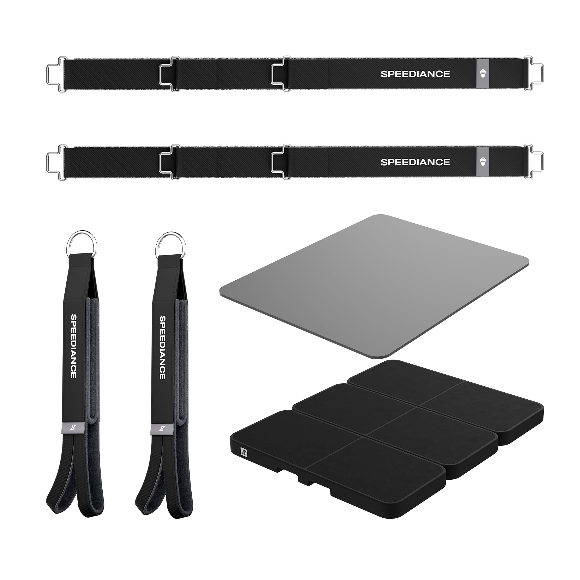 Speediance Pilates-Set-Aufsatz für Gym Monster, Schlaufen, Gurte, Plattform-Erweiterungsteile, Pilates-Matte – für das Fitnessstudio zu Hause, Workout und Training