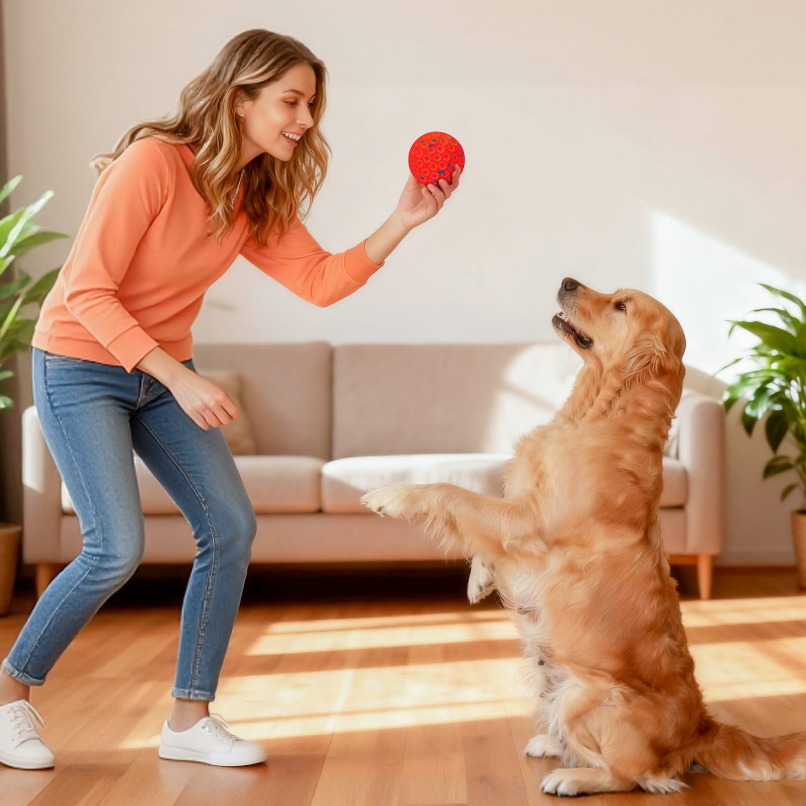 Pelota interactiva a prueba de mordeduras para masticadores agresivos, juguete automóvil y vibrador automático con 3 modos, impermeable IP54 y material E-TPU, ideal para perros medianos