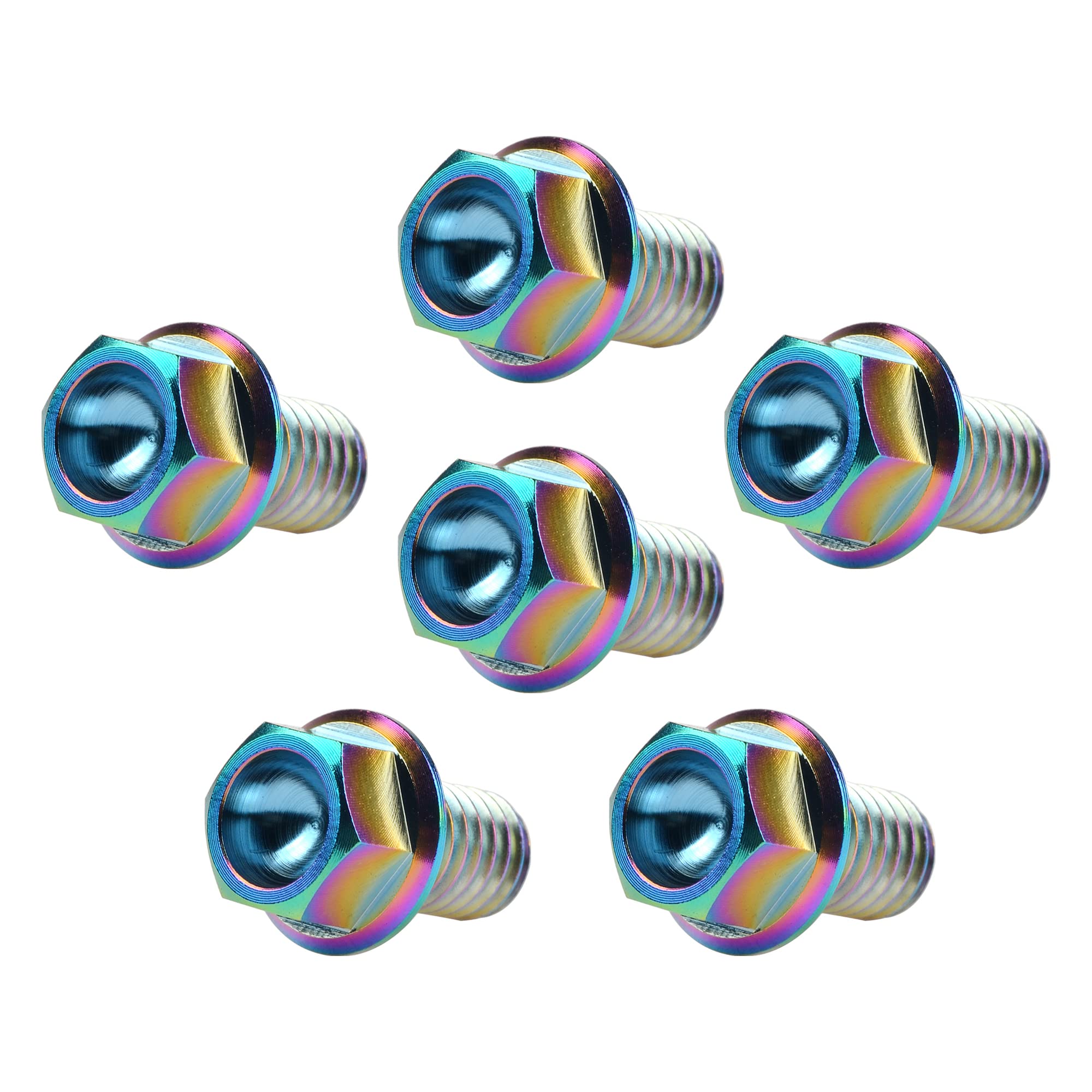 Amazon.co.jp: Ruifu M6 オートバイ 小さい頭フランジ 六角