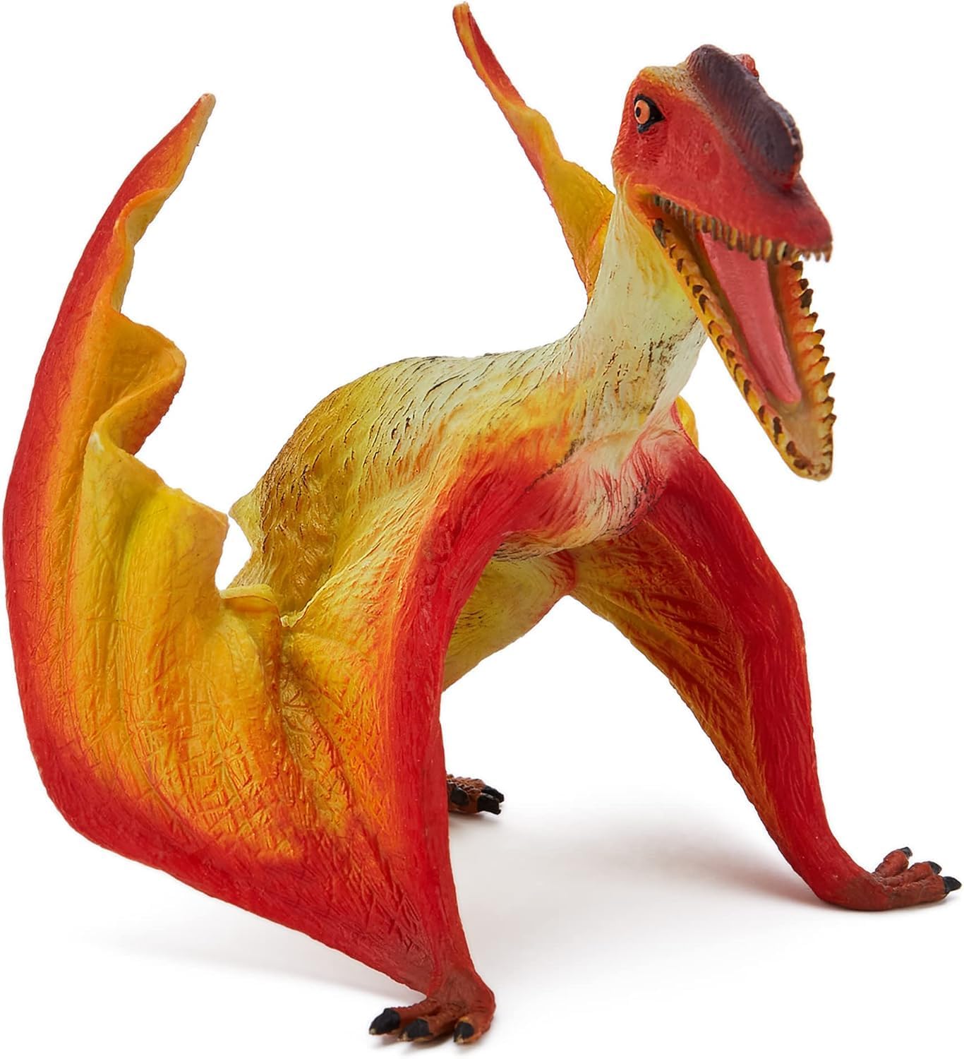 SUPER TOY Quetzalcoatlus Dinosaur Action Figures Dragon Park Animal Toys for Kids 3-12 Years Realistic Pterosaur Dinosaur 5 Inch Big Size Education Toy for Boys Girls