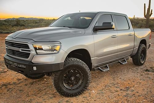 Miniatura 4 de Raptor Series Magnum RT Drop Steps - Estribos negros compatibles con 2009-2015 1500 Quad Cab | 2 puertas traseras más pequeñas