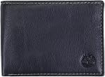 Timberland Cuir véritable pour hommes RFID Blocking Passcase Security Wallet Bi-Fold Wallet
