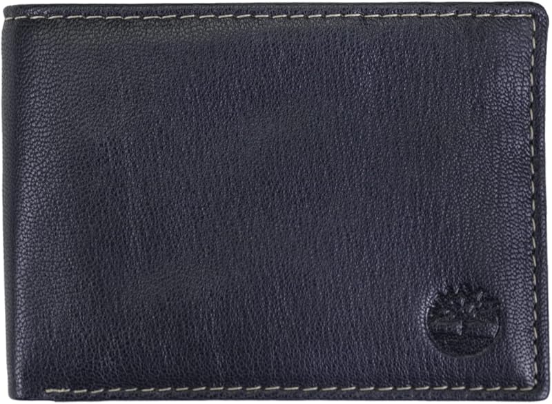 Timberland Cartera RFID de seguridad Passcase de cuero genuino para hombre
