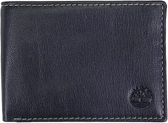 Timberland Cartera Passcase de piel auténtica con RFID