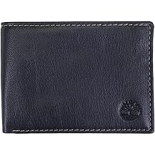 Men's Genuine Leather Passcase Security RFID Wallet