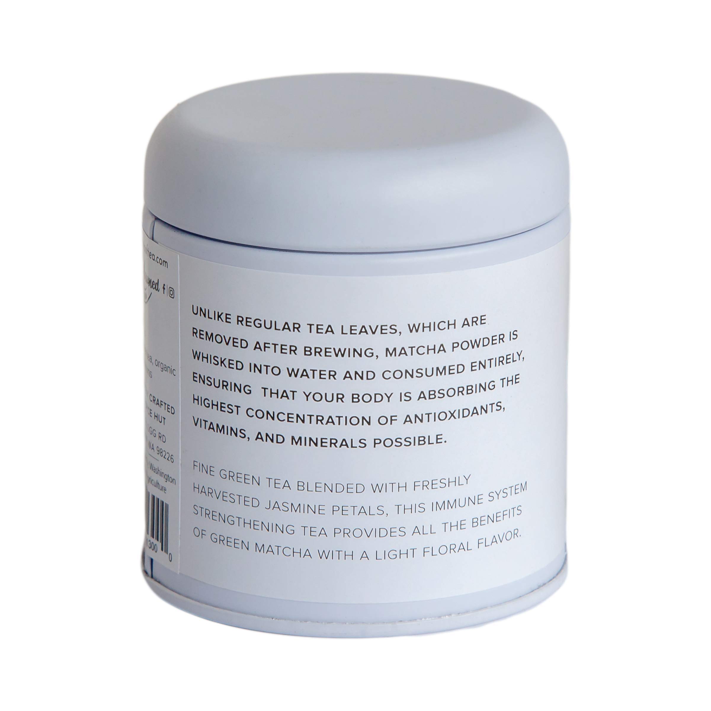 Matcha Jasmine Green Tea Powder Pure USDA Certified Organic The Spice Hut 1 ounce — view 2