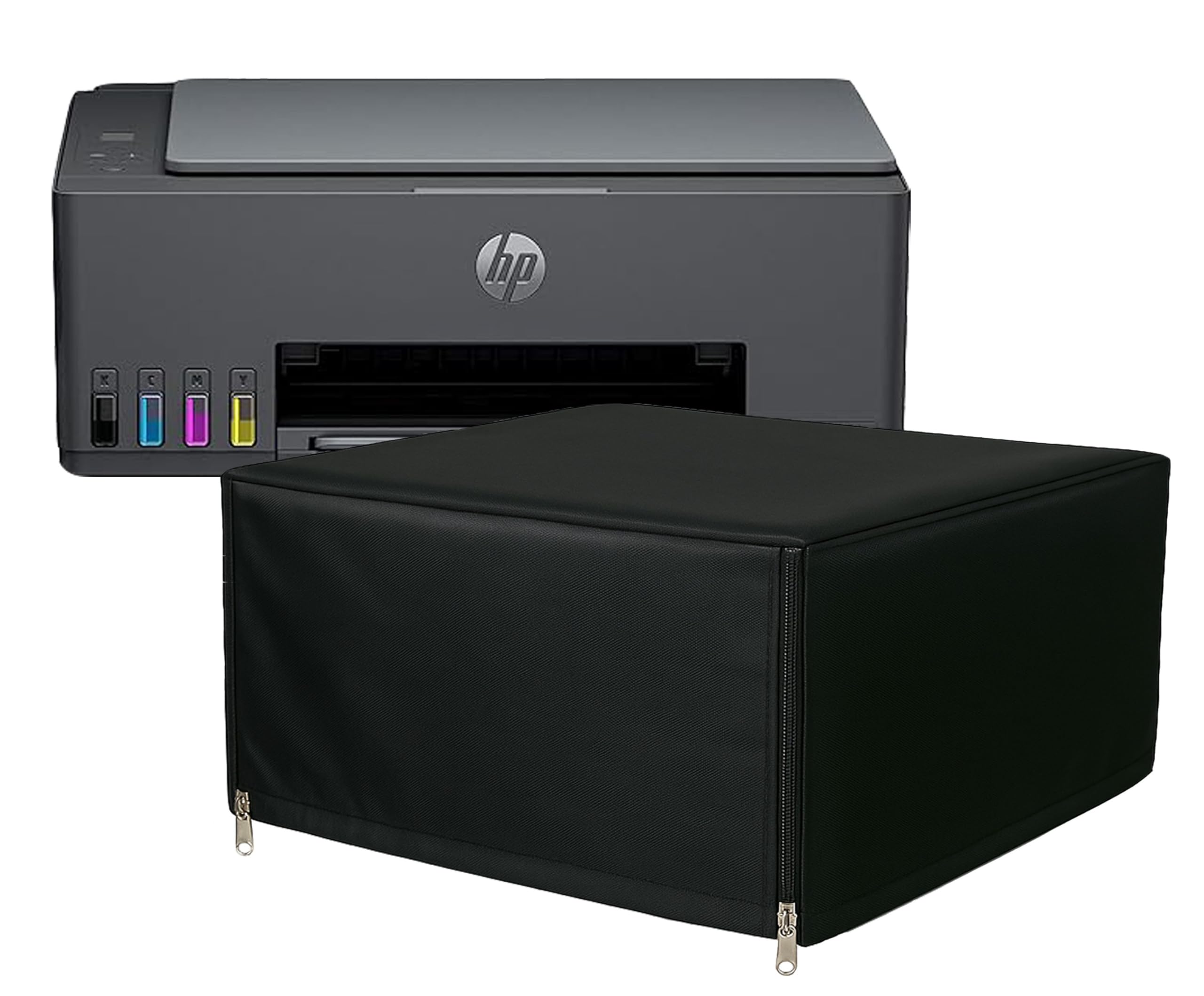 VONBAER Dust Proof Chain Printer Cover for HP Smart Tank All-in-One 581 / 584 Printer - Dust proof / Washable / Durable / Water proof / Durable, Lightweight Material - Black-picture-24