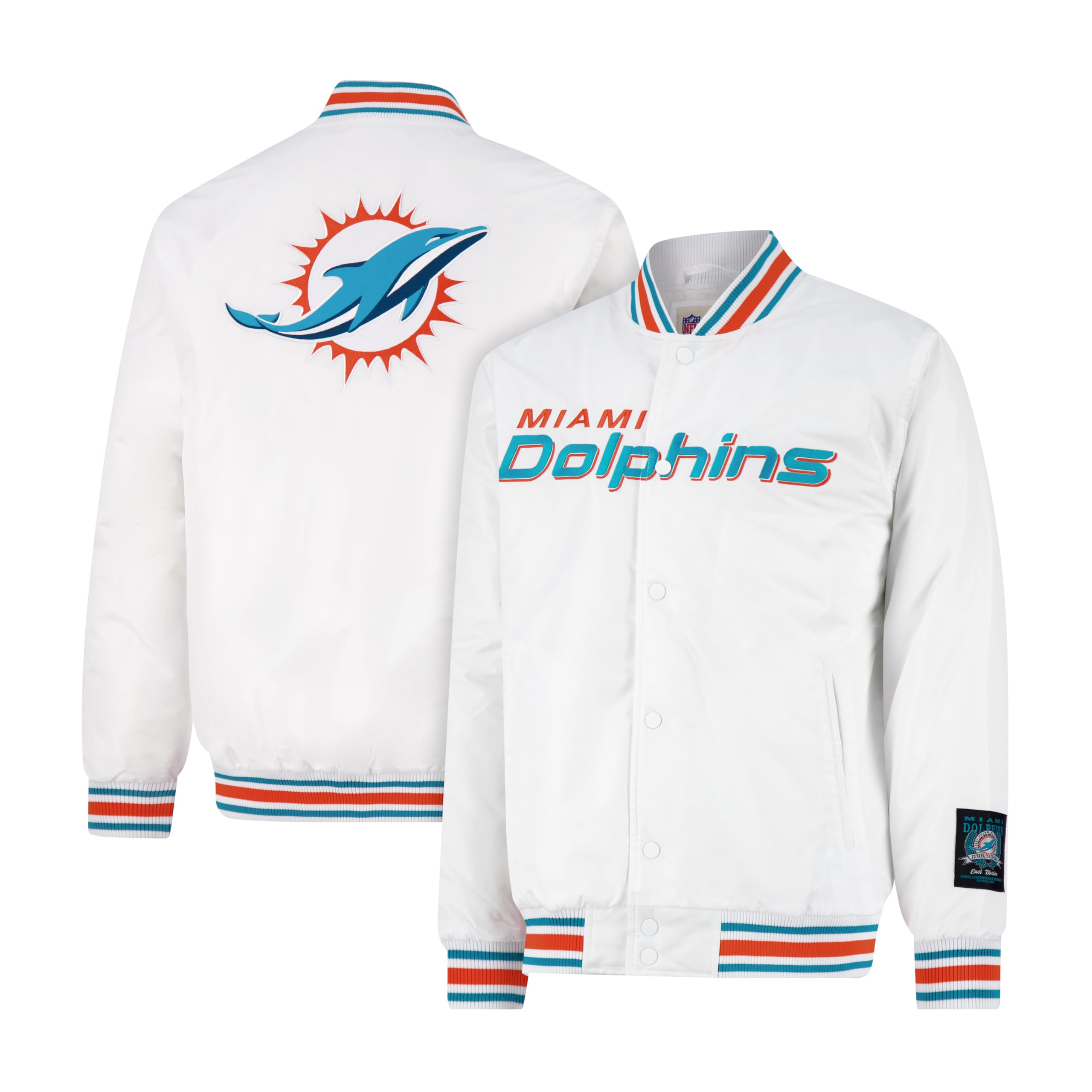 Ultra Game NFL mens Nfl Official Smashing Records Satin Jacket