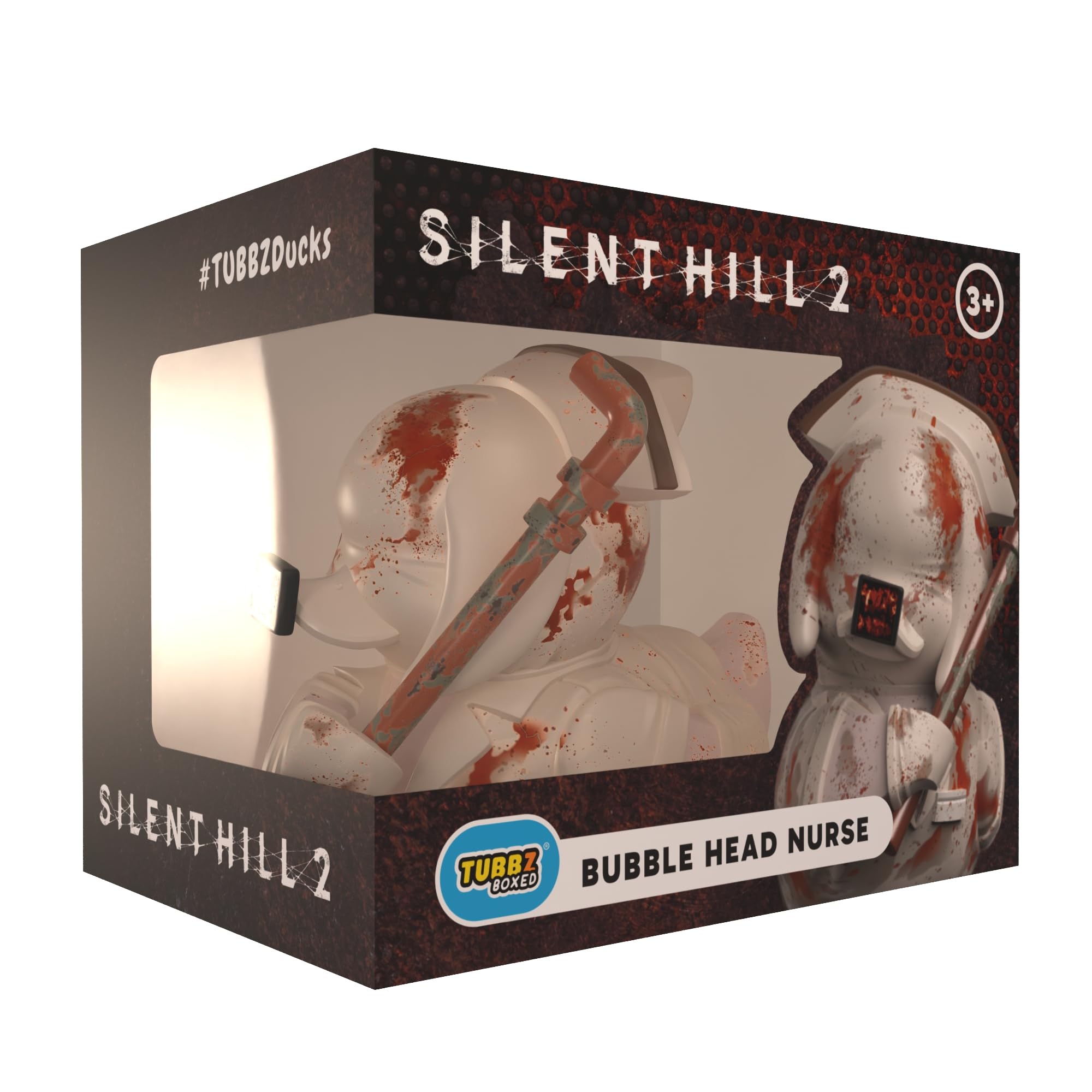 TUBBZ Boxed Edition: Silent Hill - Bubble Head Nurse Cosplaying Rubber Duck Vinyl Figure – Official Collectible for Fans of Silent Hill
