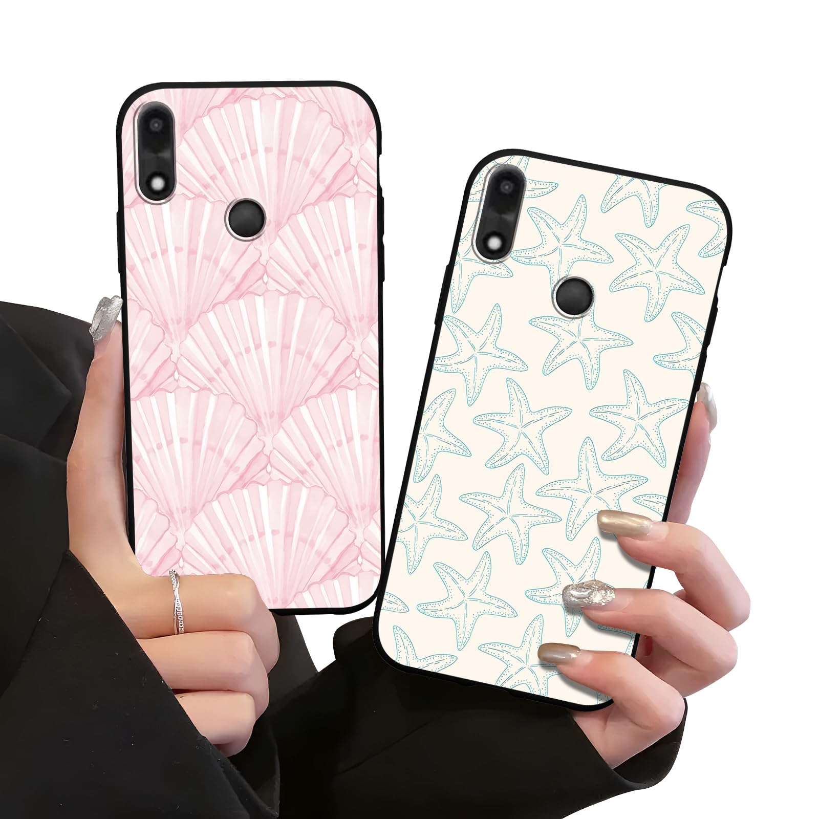 Amazon.com: Zrutru 2 Pack Aesthetic Beach Shells Phone Case for Gabb Phone  4 Pro 6.5",Cartoon Cute Kawaii Sea Shell Art Pattern Cases Summer Case for  Girls Women,Soft Silicone TPU Protective Cover :
