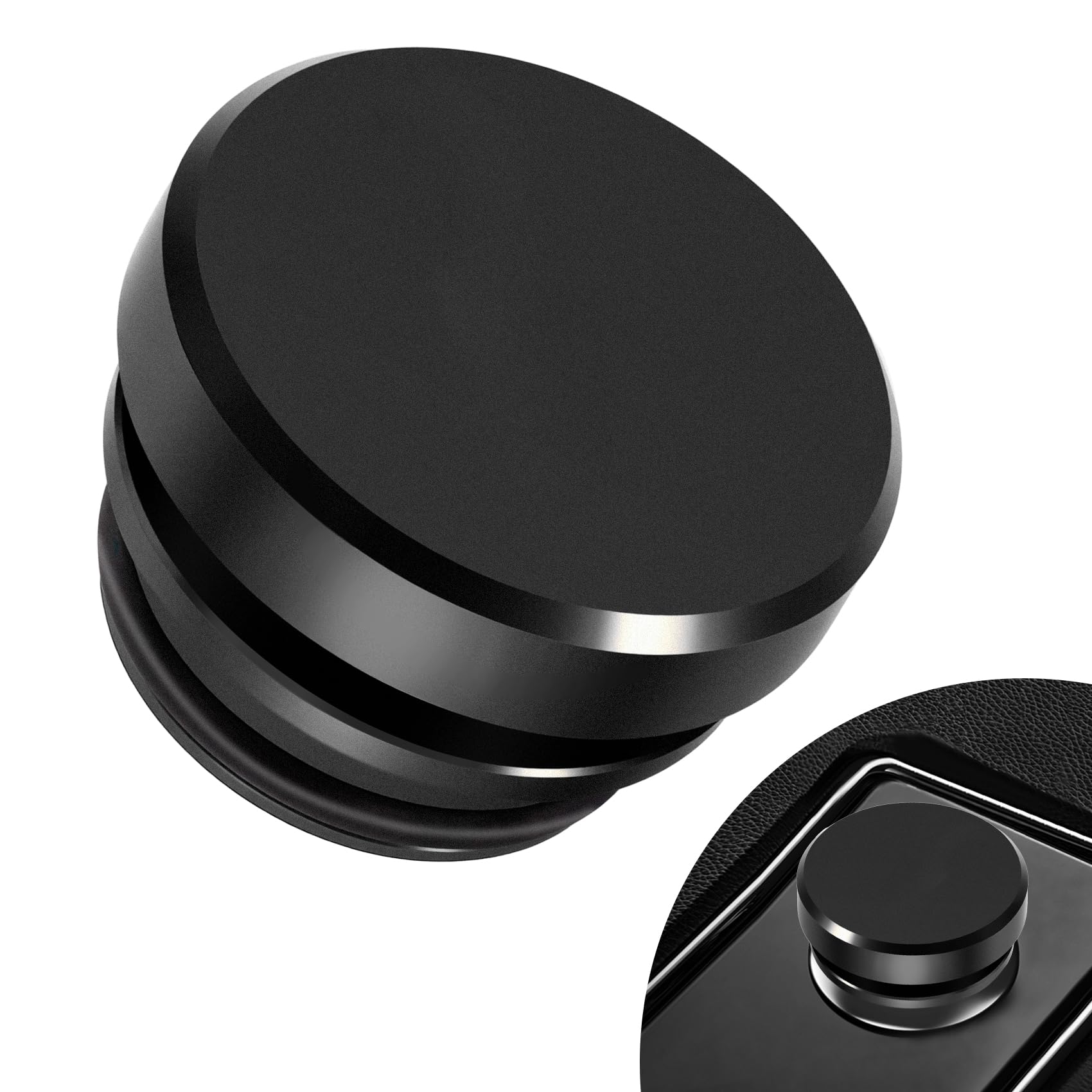 Car Cigarette Lighter Plug Cover, Car Cigarette Lighter Dust Covers, Aluminum Alloy Cigarette Lighter Socket Cover Cap, Waterproof Plug Decoration Cover for Most Cars SUVs Trucks